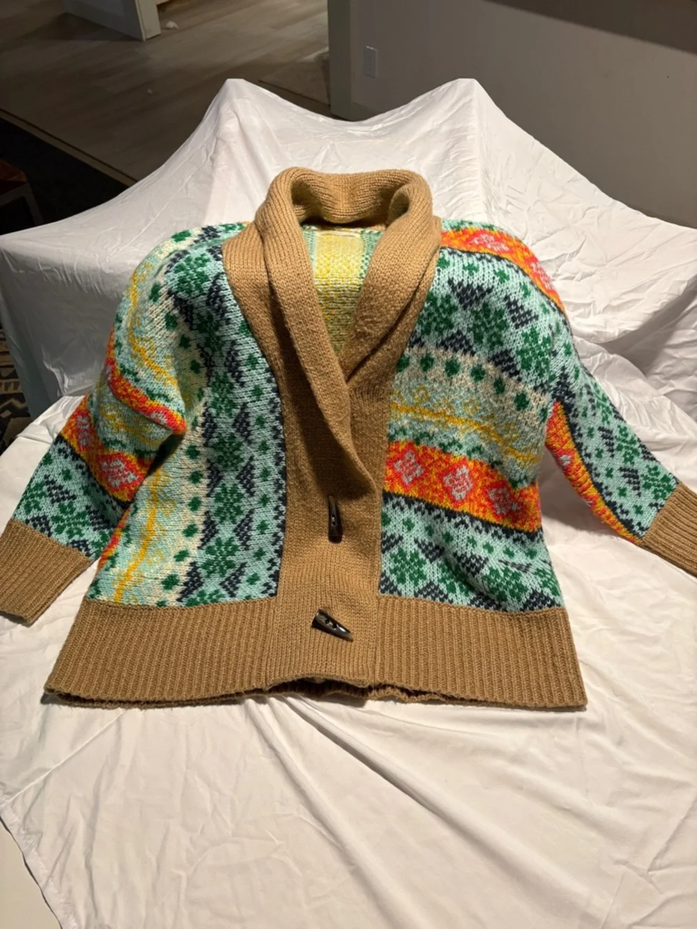 Anthropologie Multicolor Knit Sweater with cowl neck - Picture 1 of 5